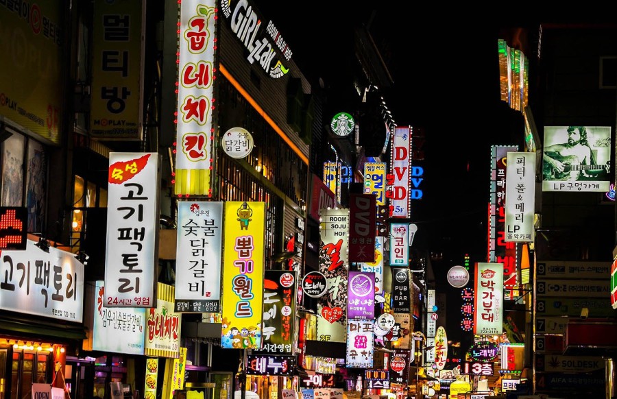Itaewon de noche